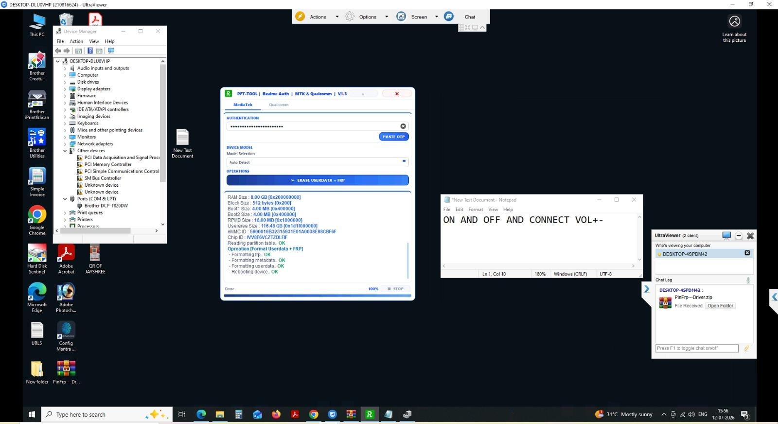 PFT-TOOL {Realme One-Click Unlock}